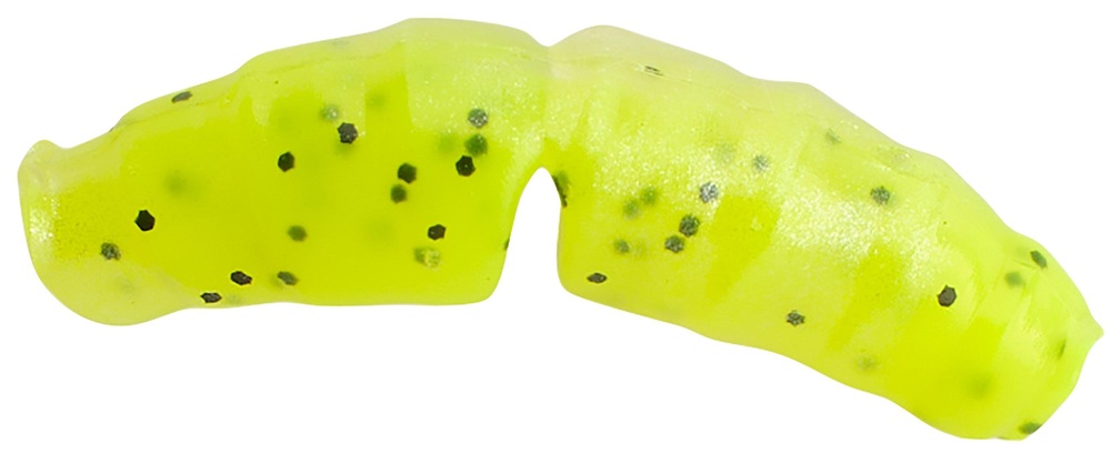 Levně Berkley gumová nástraha powerbait action waxies sinking 2 cm 14 ks - chartreuse shad