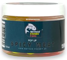 Method Feeder Fans Pop Up Fluo 15 mm 150 ml - Spice Meat