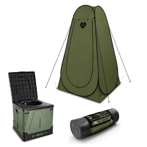 Delphin Set Toaleta Toiblox King + Stan Cabin + Sáčky Toiblox