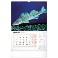 PGCZ Nástenný kalendár Rybársky 2025 SK 33×46 cm (2)