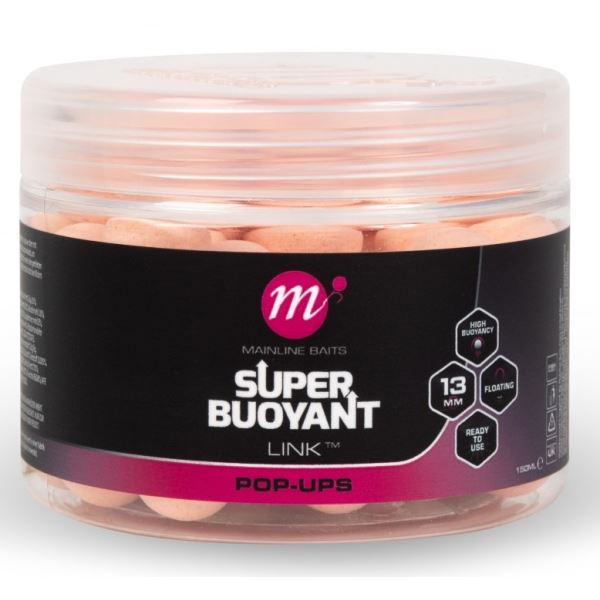 Mainline Plovoucí Boilie Super Buoyant Pop-Ups Link 150 ml 13 mm