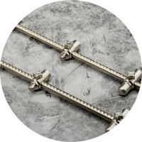 One More Cast Hrazdy Elbowz High-Grade 316 Stainless Steel 3 Rod Std 11,5&quot; &amp; 9,5&quot; 2 ks