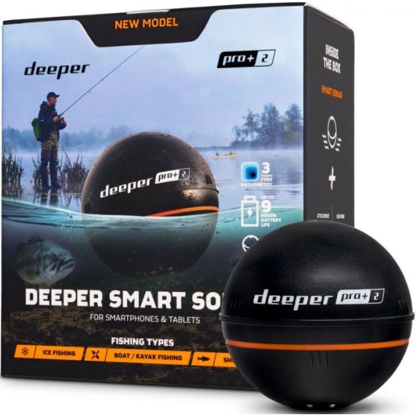 Deeper Pro+ 2 Smart nahazovací sonar WiFi s GPS