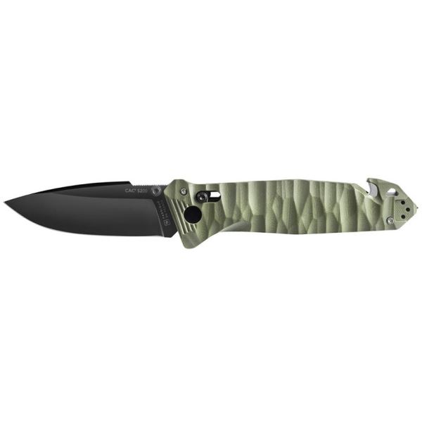 TB Outdoor Zavírací Nůž CAC S200 French Army G10 Hladké Ostří Khaki