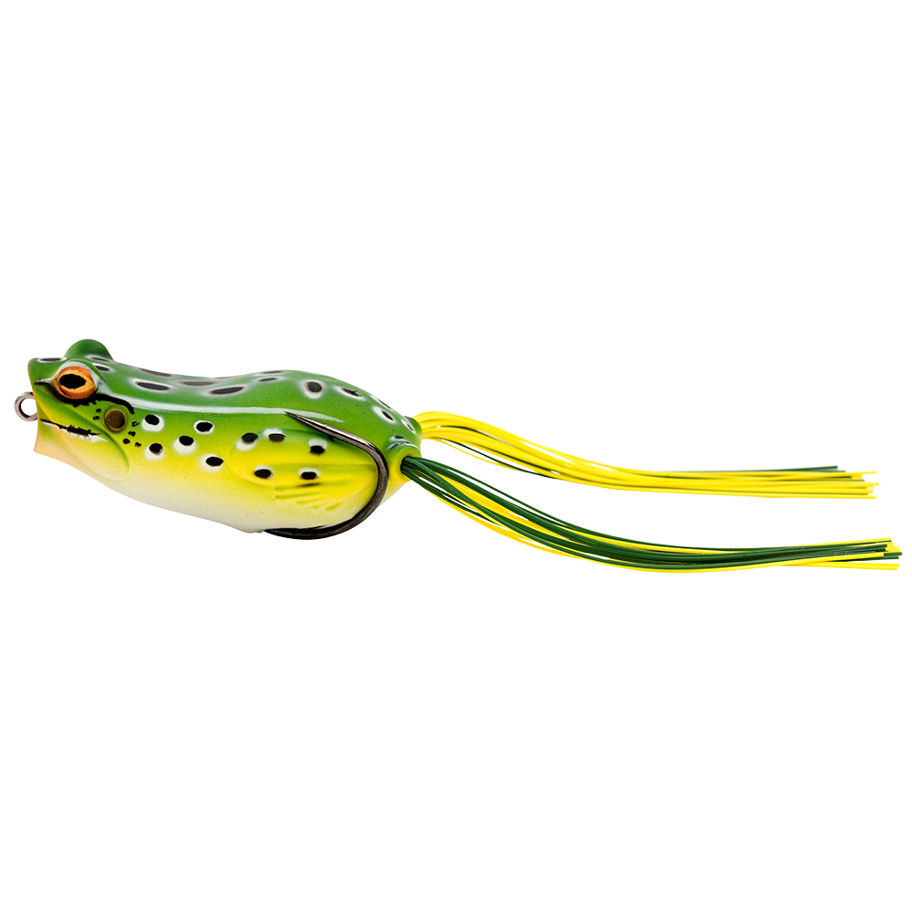 Savage gear žába hop popper frog floating green leopard 5,5 cm 15 g