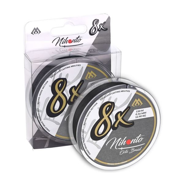 Mikado Splétaná Šňůra Nihonto Octa Braid Černá 150 m