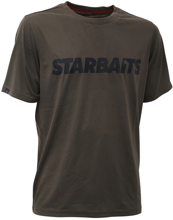 Starbaits tričko green & black - l