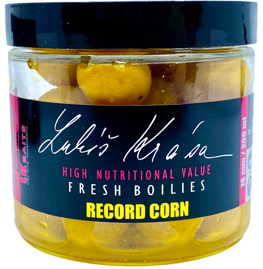 Levně Lk baits boilie fresh lukáš krása record corn -150 ml 14 mm
