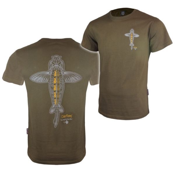 Vass Tričko Carp Rising T-Shirt Khaki