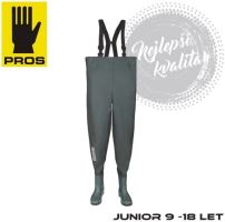PROS Prsačky Dětské Junior Zelené (1)