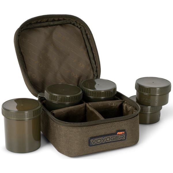 Fox Pouzdro Voyager 6 Pot Hookbait Case