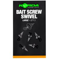 Korda Micro Ring Swivel Bait Šroub Velký 5 ks (1)