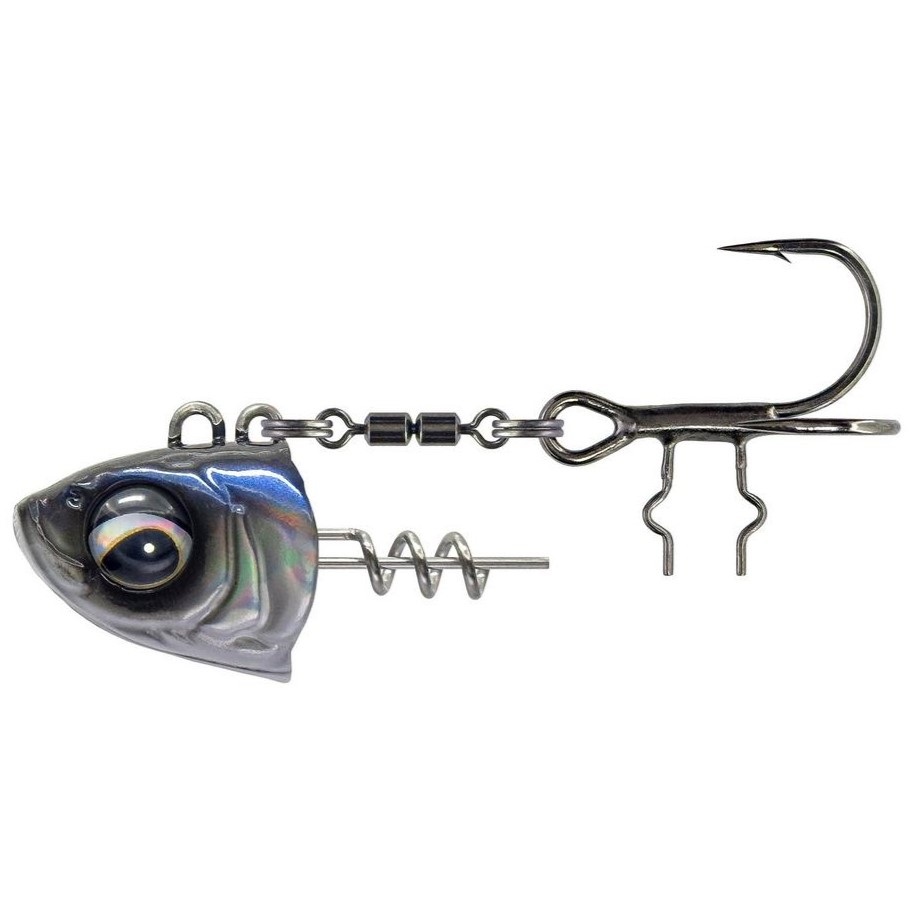 Levně Savage gear monster vertical heads white fish - 150 g #2/0