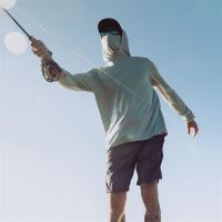 Grundéns Triko Tough Sun Masked Hoodie Iceberg (6)