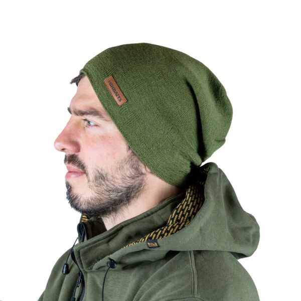 Mikbaits Kulich Zelený Merino Beanie