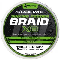 Nytro Šňůra Sublime X8 Sinking Feeder Braid 150 m - 0,08 mm 4,1 kg