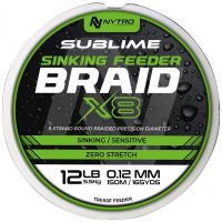 Nytro Šňůra Sublime X8 Sinking Feeder Braid 150 m - 0,12 mm 5,9 kg