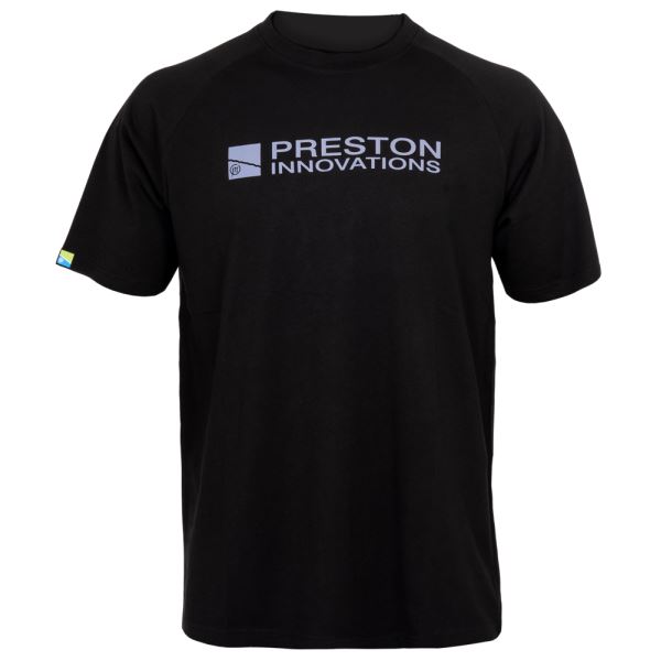 Preston Innovations Tričko Lightweight Black Raglan T-Shirt