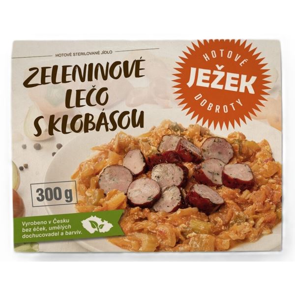 Ježkovy Krabičky Zeleninové Lečo s Klobásou 300 g