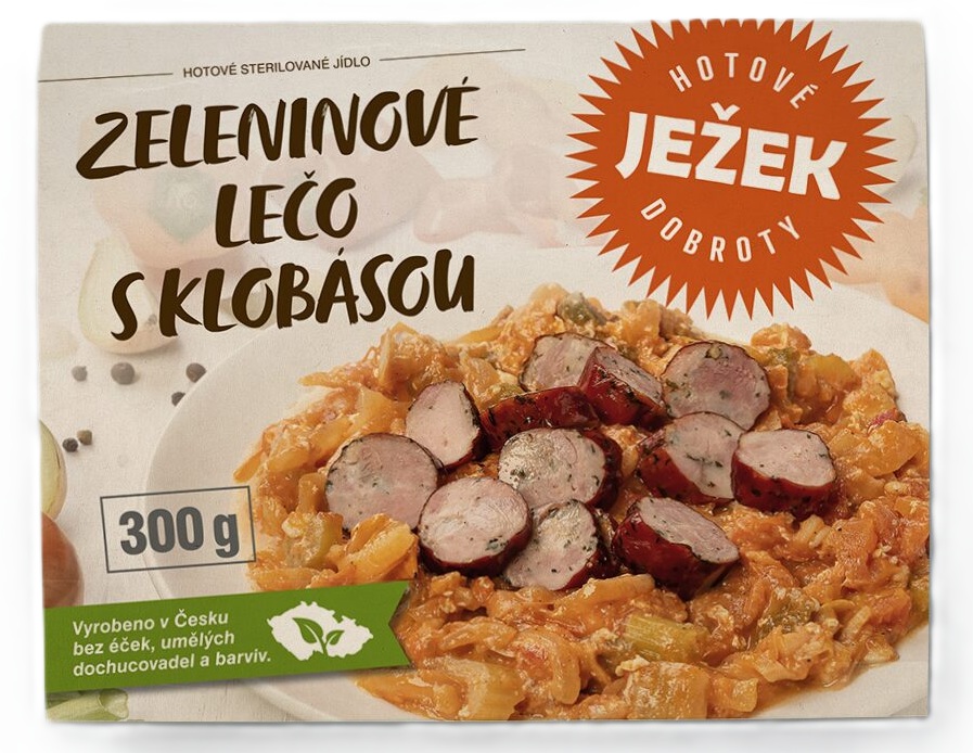 Levně Ježkovy krabičky zeleninové lečo s klobásou 300 g