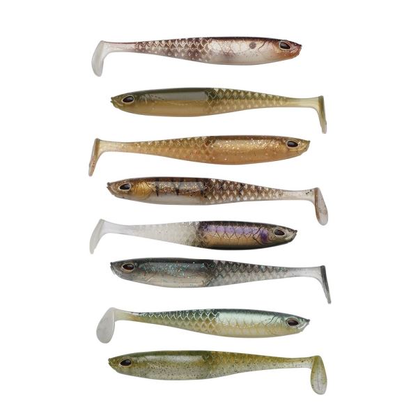 Berkley Sada Gumových Nástrah Powerbait Cullshad Slim Clear Water Mix