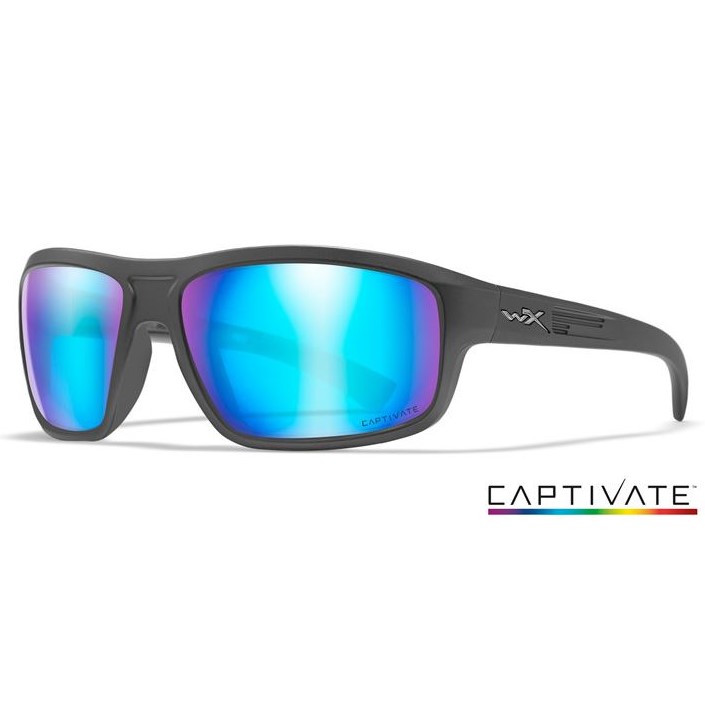 Wiley x polarizační brýle contend captivate polarized blue mirror smoke grey matte graphite