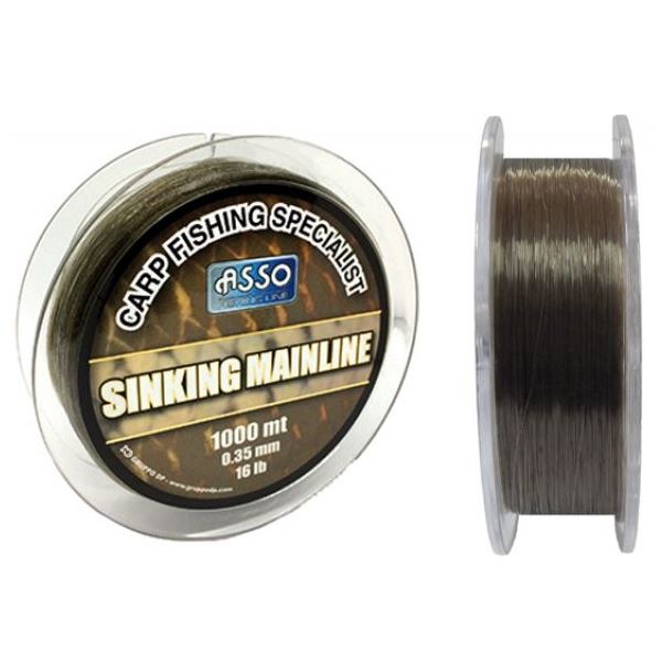 Asso Vlasec Carp Specialist Sinking Hnědá 1000 m