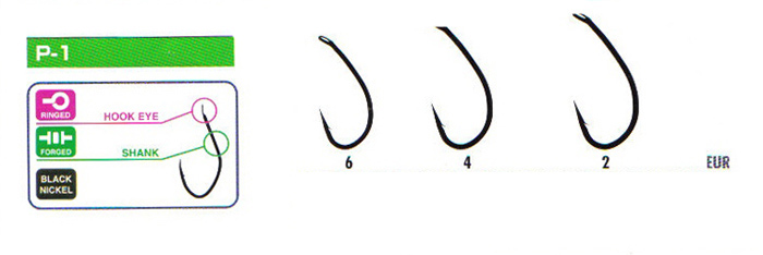 Levně Hayabusa háčky hooks model p1-velikost 6