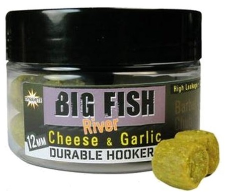 Levně Dynamite baits pelety durable hookbaits big fish river 12 mm - cheese garlic