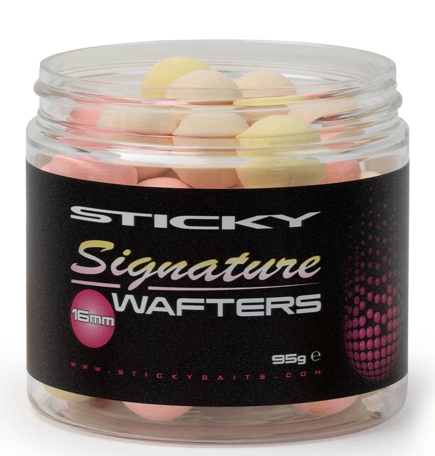 Sticky baits neutrálně vyvážené boilie signature wafters 95 g-16 mm