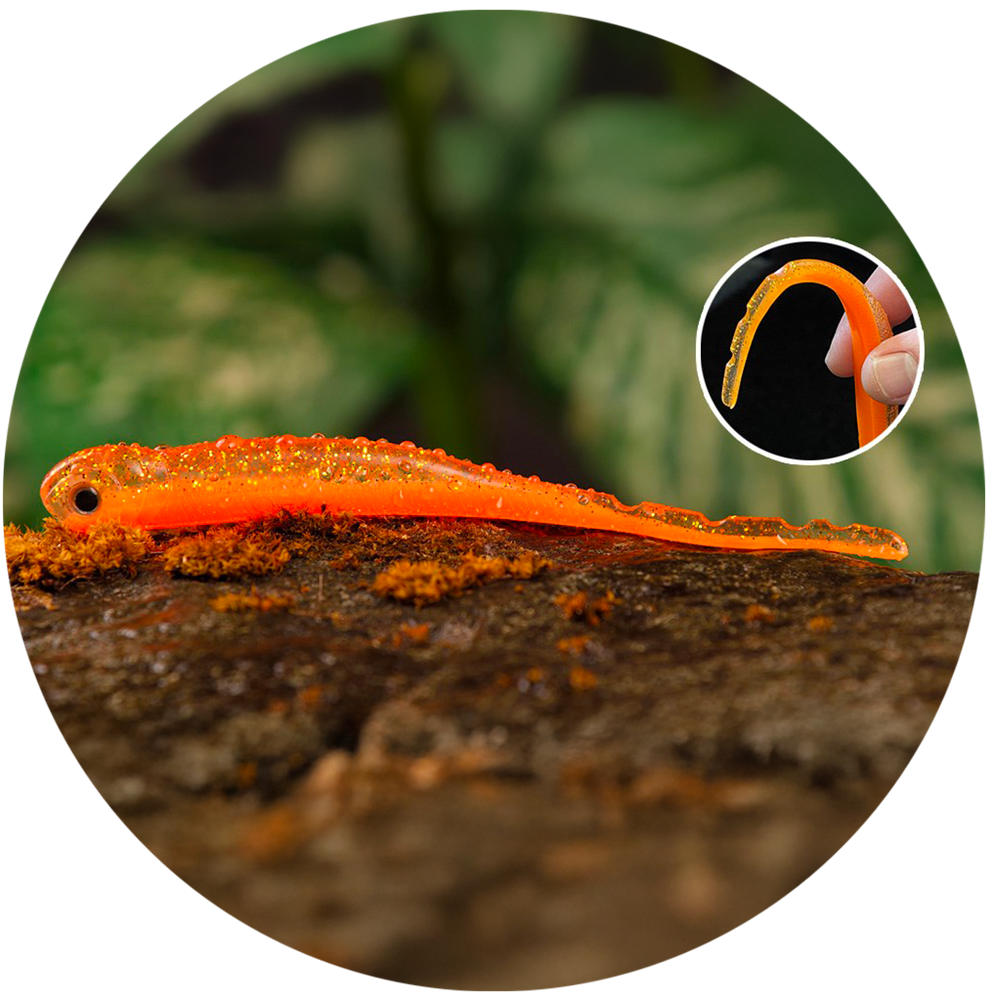Redbass smáček big snake orange g uv color - 20 cm 24,5 g