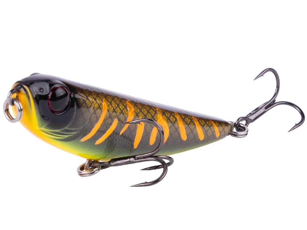 Shimano wobler yasei shock stick floating green tiger - 7 cm 7 g