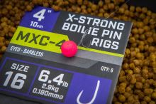 Matrix Návazec MXC-4 X-Strong Boilie Pin Rigs Barbless 10 cm (4)