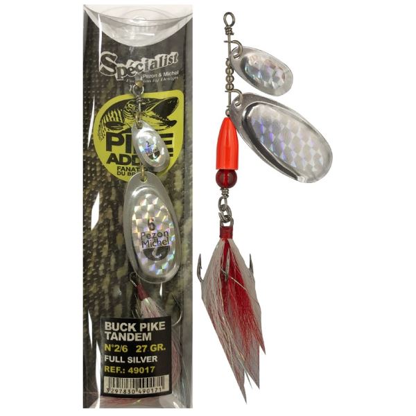 Pezon&Michel Třpytka Buck Pike Tandem Full Silver 27 g
