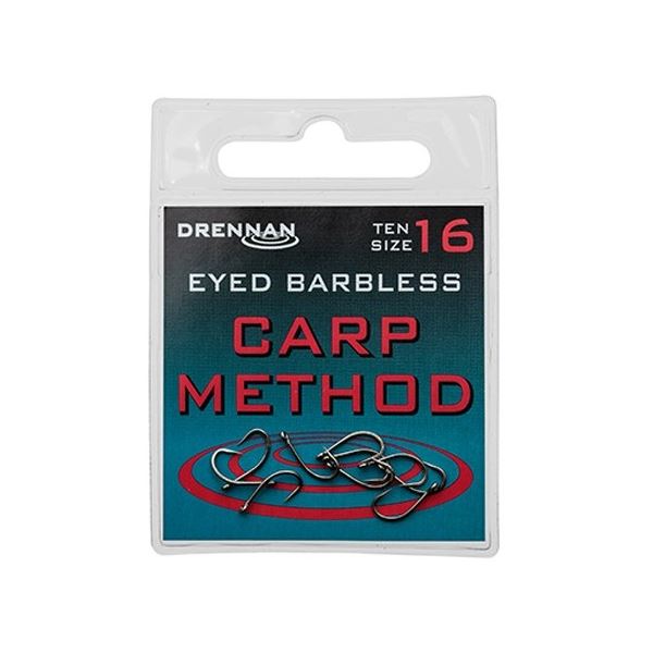 Drennan Háčky Bez Protihrotu Eyed Carp Method Barbless