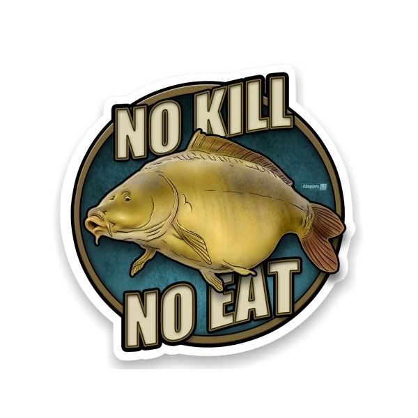 4ANGLERSDESIGN Samolepka 15 No Kill No Eat