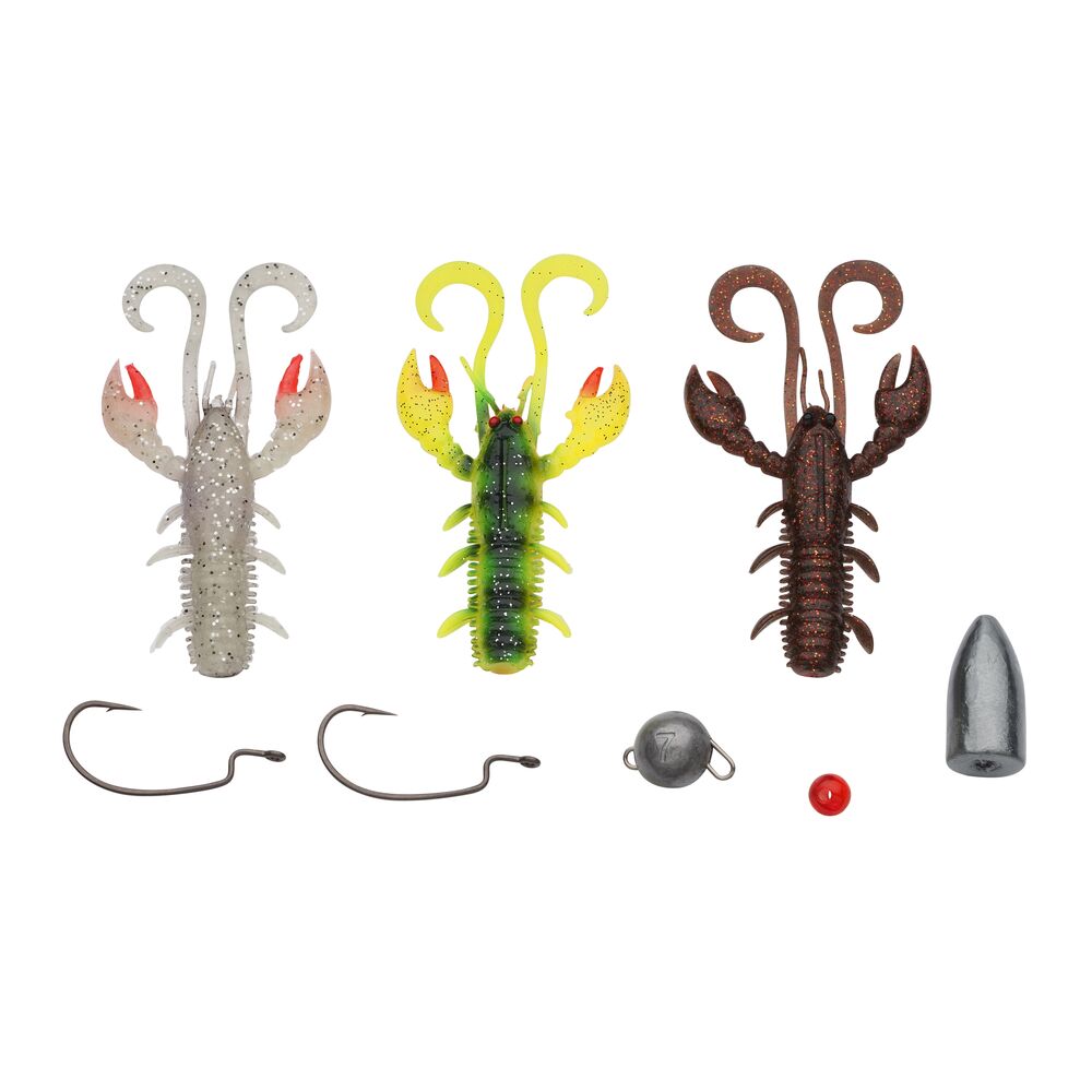 Berkley sada gumových nástrah a příšlušenství powerbait perch finesse pro pack 8 ks 7,5 cm 2,4 g