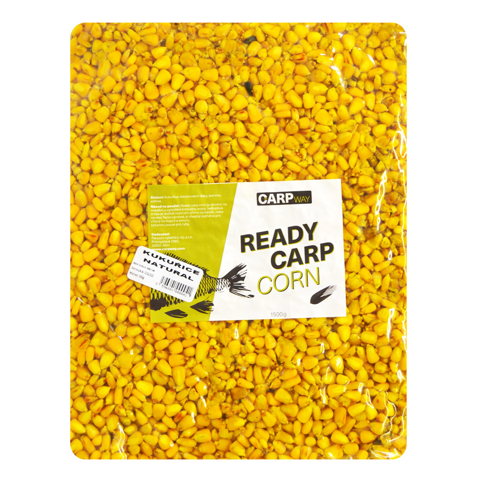 Levně Carpway kukuřice ready carp corn natural - 3 kg