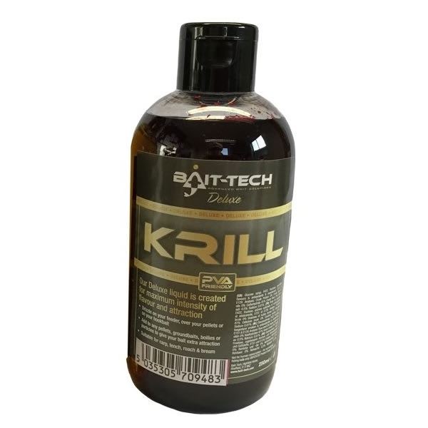 Bait-Tech Tekutý Posilovač Deluxe Krill 250 ml