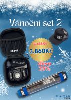 Flajzar Vánoční Sada Světla WRL3 a Čelovky HL346 + Pouzdro + Kšiltovka (2)