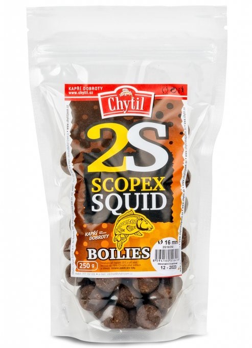 Levně Chytil boilies 2s scopex squid - 16 mm 250 g