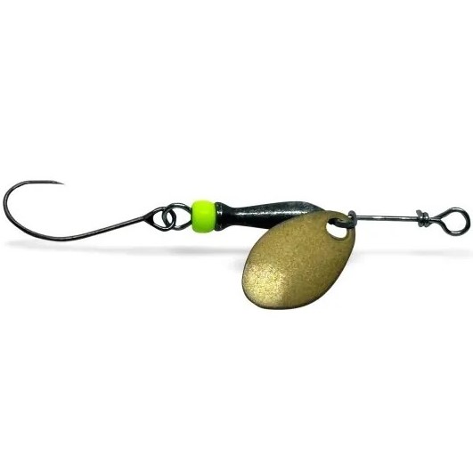Levně Jigovkycz třpytka classic barbless gold (black/chartreuse body) - 00