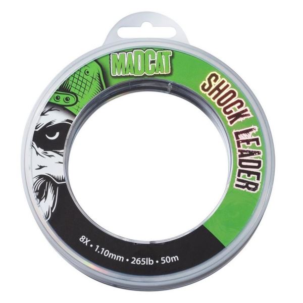 Madcat Návazcový Vlasec Shock Leader 8X 1,10 mm 50 m