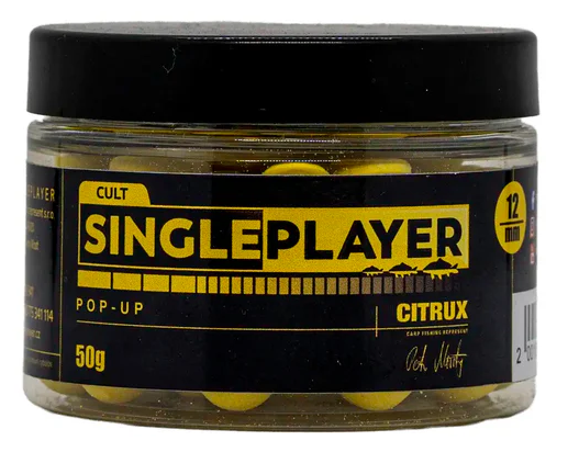 Levně Singleplayer plovoucí boilies pop-up boilies citrux 50 g - 16 mm