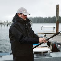 Grundéns Kalhoty Buoy X 2.0 Gore-Tex Fishing Bib Black (3)