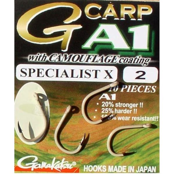Gamakatsu Háčky G-Carp Specialist X vel.8 10 ks