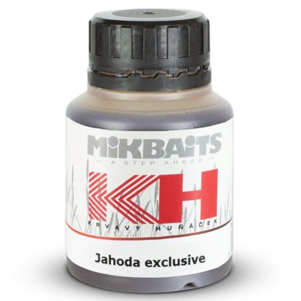 Mikbaits Dip Krvavý Huňáček Jahoda Exclusive 125 ml