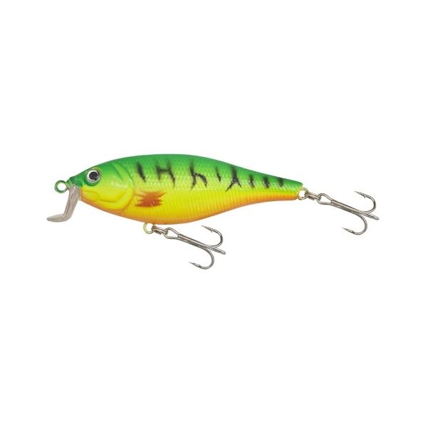 Kamasaki Wobler Fat Shad Zelená-Žlutá 9 cm 14 g