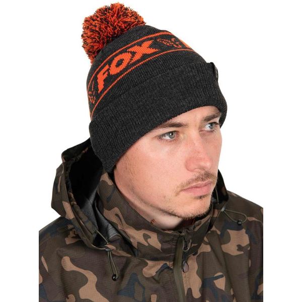 Fox Čepice Collection Bobble Black Orange