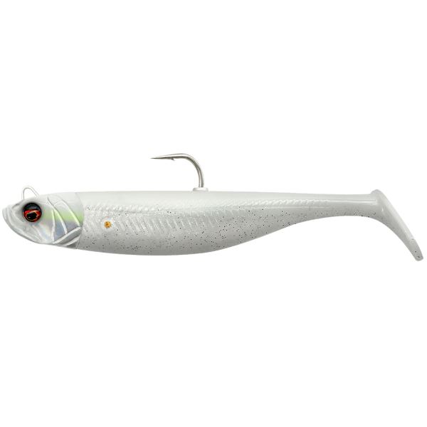 Savage Gear Gumová Nástraha Minnow Sinking White Pearl Silver